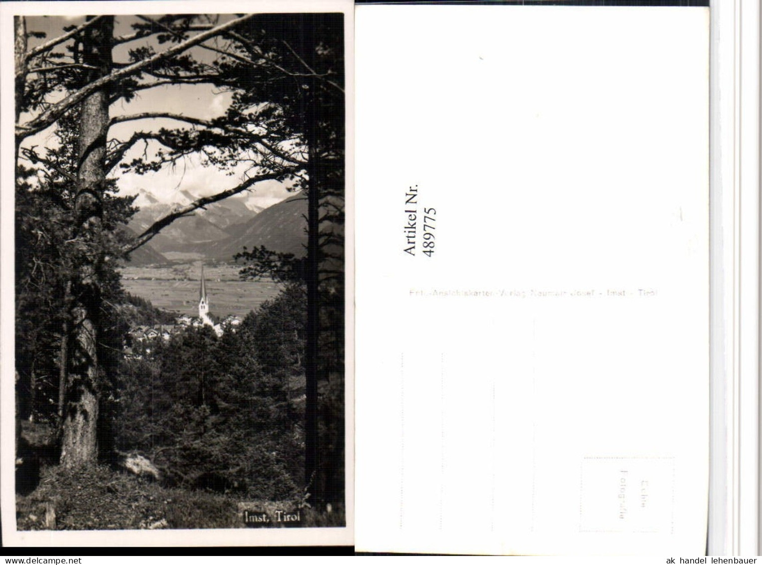 489775,Imst Teilansicht Bergkulisse