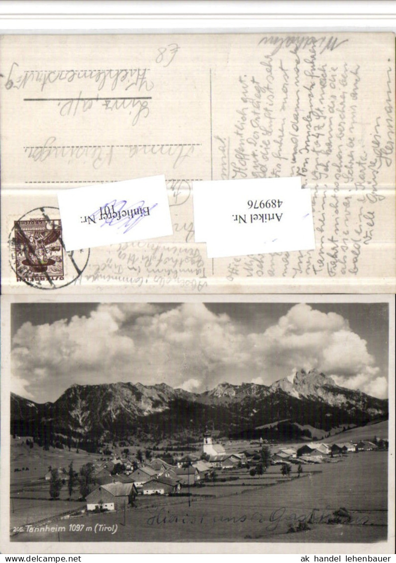 489976,Tannheim Totale Bergkulisse