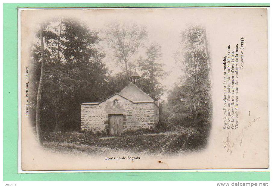 49 - SEGRE -- Fontaine de Segré