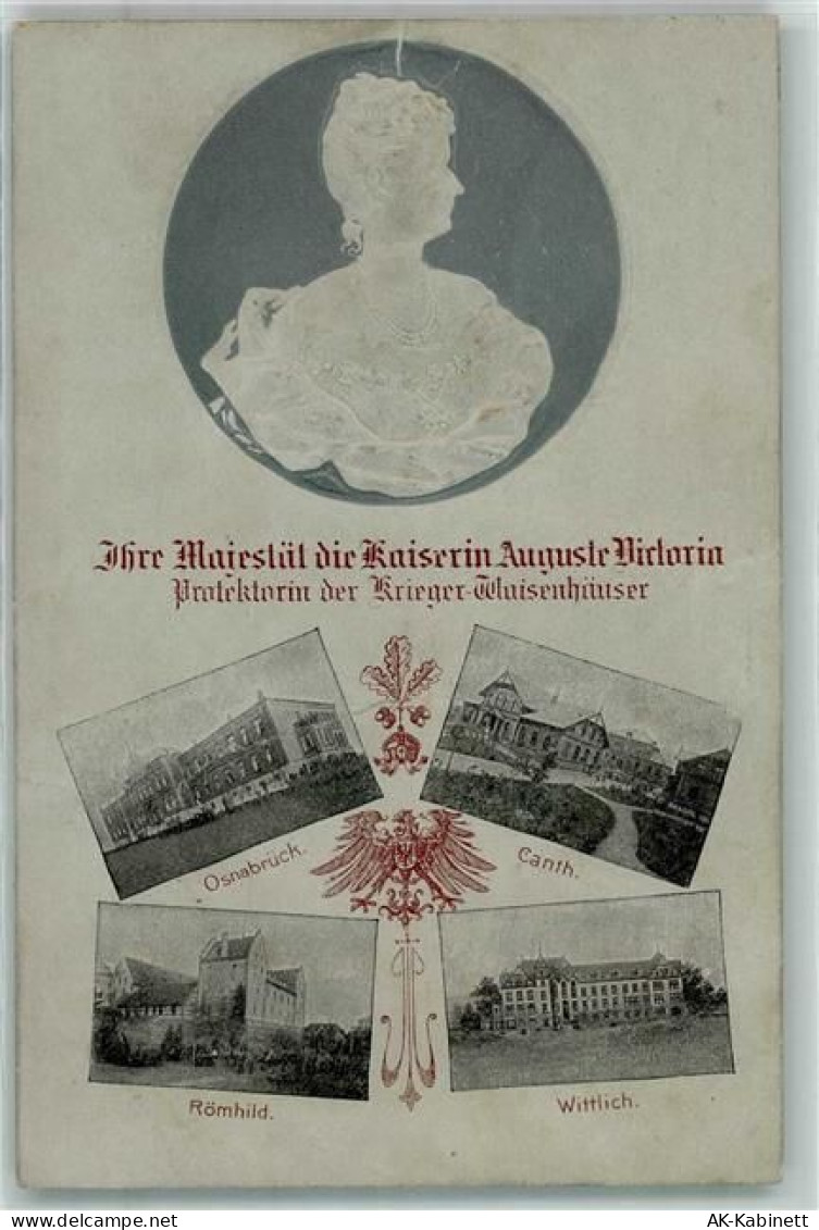 49074 W4500 Osnabrück Prägedruck Kaiserin Auguste Victoria Protektorin d... - 52296411