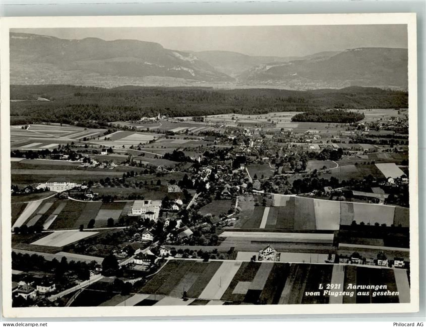 4912 Aarwangen Foto AK Fliegeraufnahme - 10734845