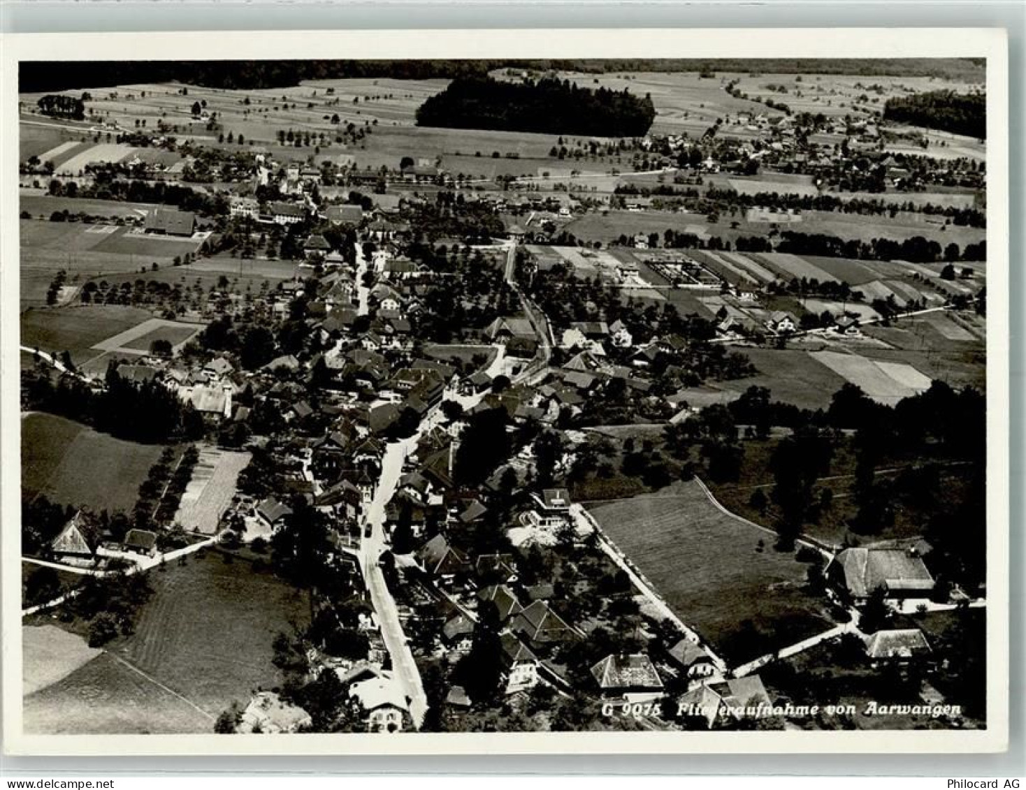 4912 Aarwangen Foto AK Fliegeraufnahme - 14000772