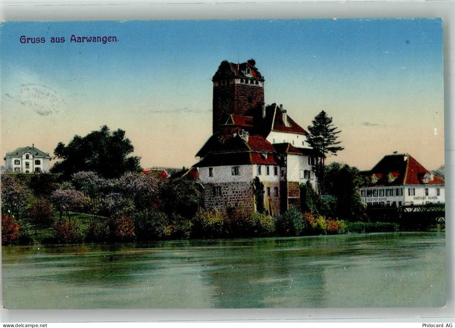 4912 Aarwangen Foto AK Schloss Gasthaus - 38219127