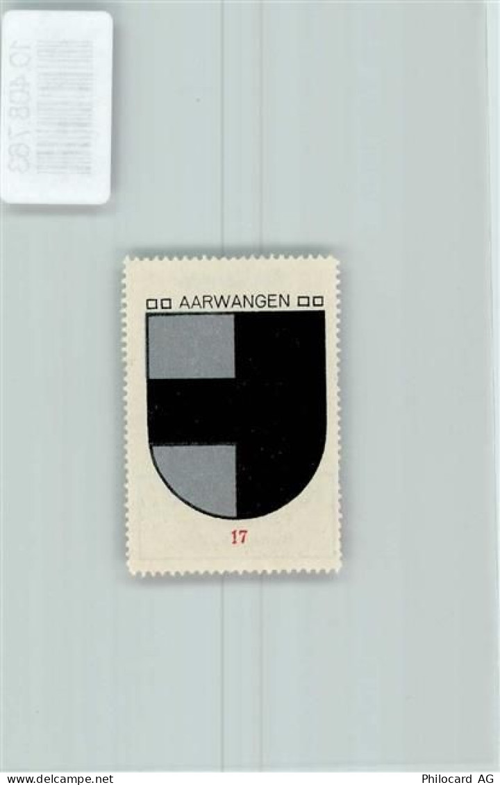 4912 Aarwangen - Vignette Wappen Kaffee Hag ca 1920-1940 - 10408763