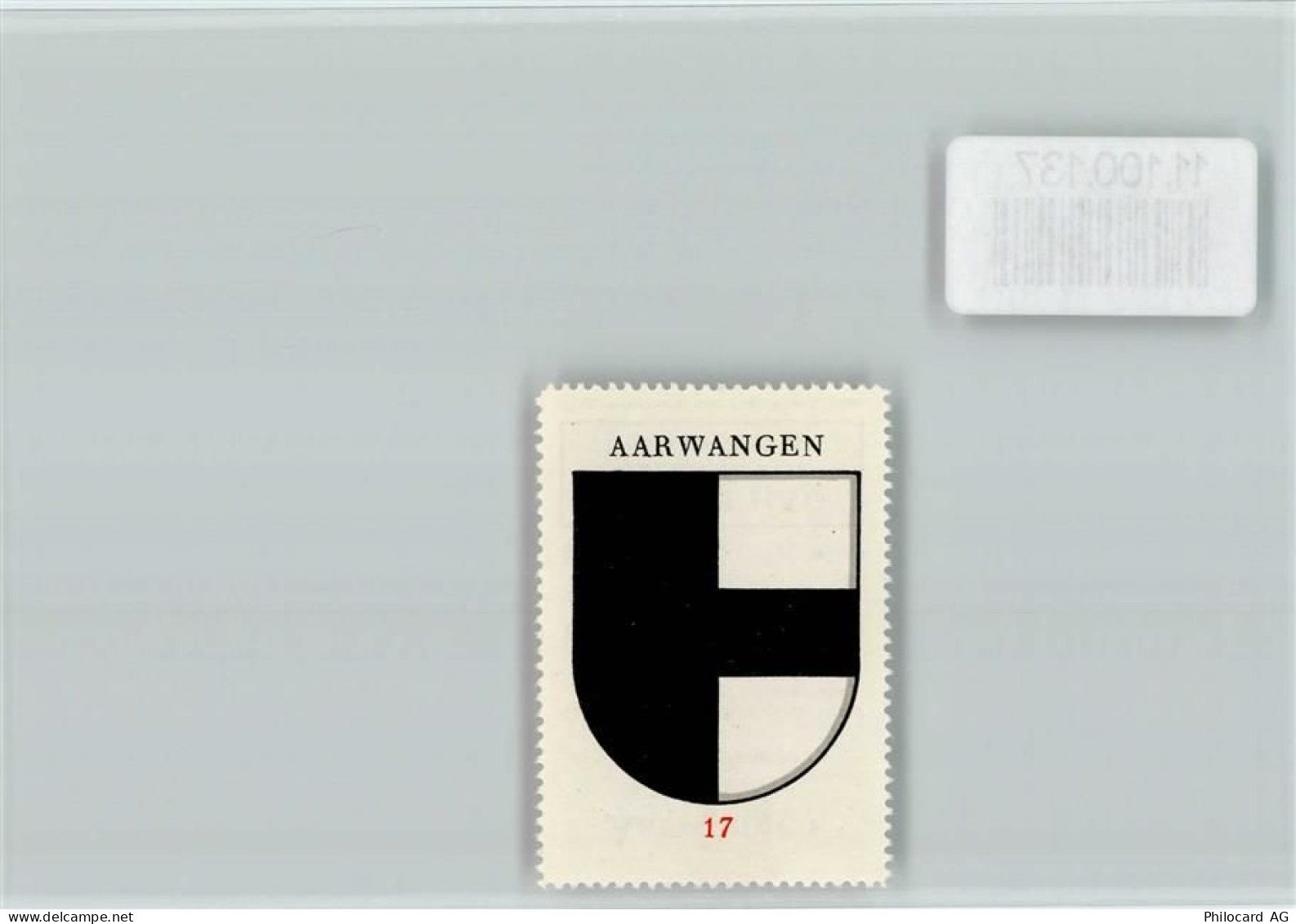 4912 Aarwangen - Vignette Wappen Kaffee Hag ca 1920-1940 - 11100137