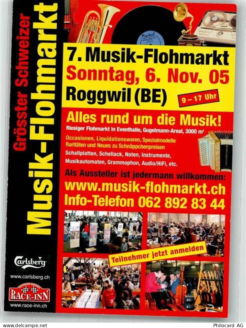 4914 Roggwil BE 2005 FOTO KEINE AK 7. Musik-Flohmarkt und Bücher-Börse... - 38150530