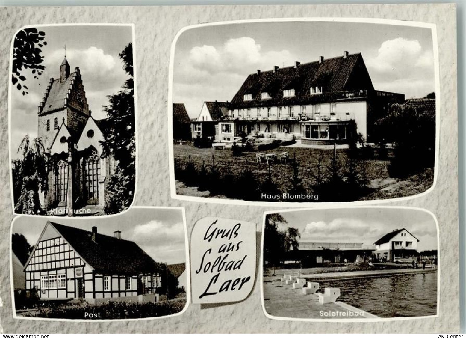49196 W4518 Bad Laer - Pfarrkirche Haus Blomberg Post Solefreibad - 11011014
