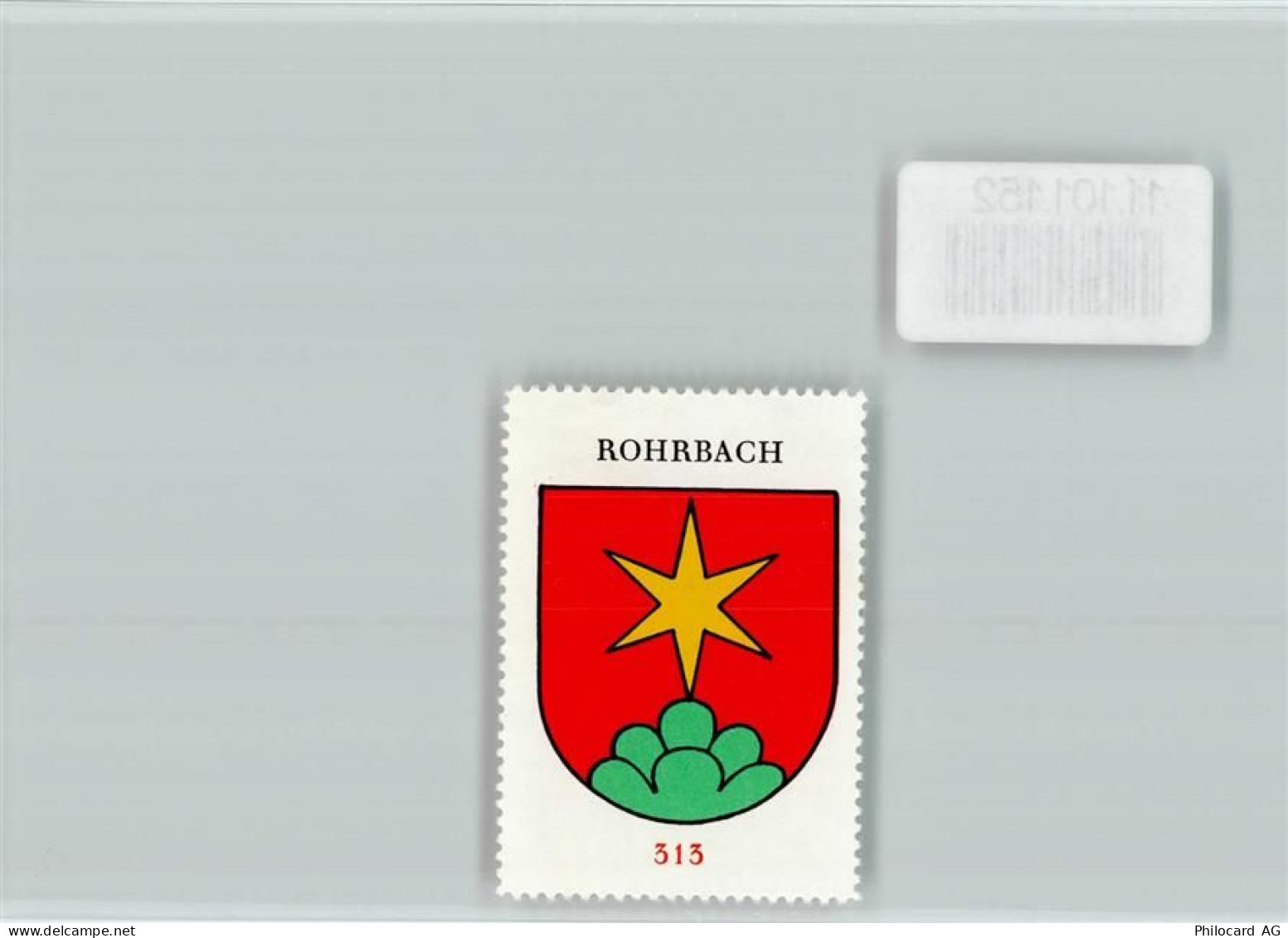 4938 Rohrbach - Vignette Wappen Kaffee Hag ca 1920-1940 ROhrbach - 11101152