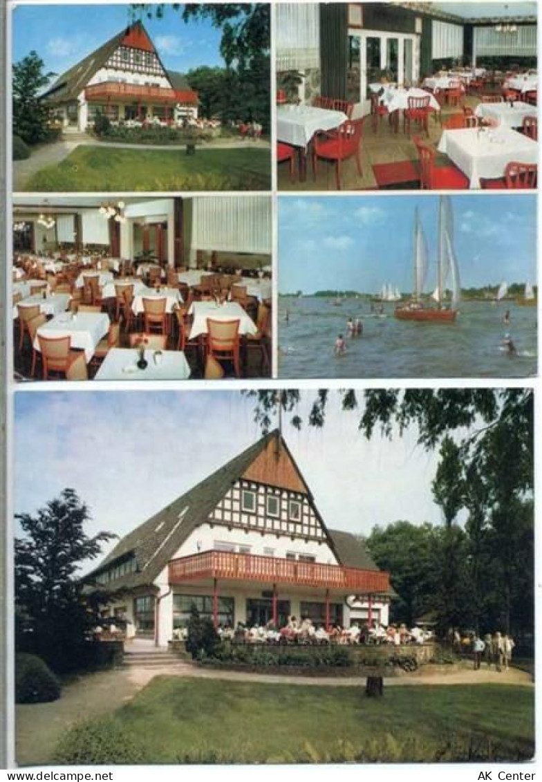49419 W2841 Lembruch 1980 - Lembruch, 2 AK Ansichten, Dümmerhotel Strand... - 20023321