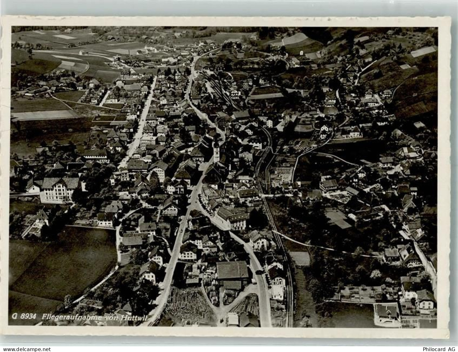 4950 Huttwil 1941 Foto AK Fliegeraufnahme - 14000794