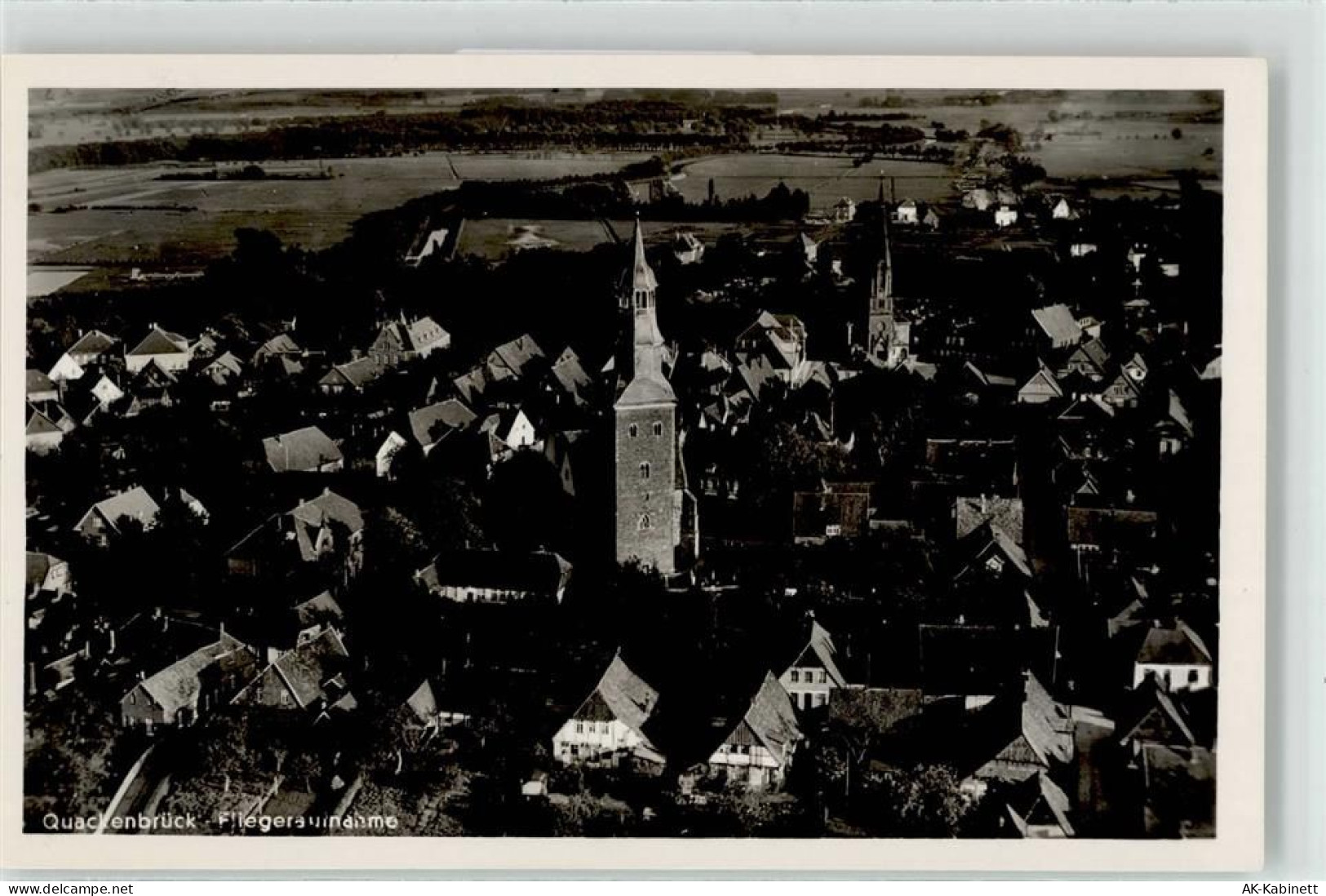 49610 W4570 Quakenbrück - Kirche Fliegeraufnahme - 52181975