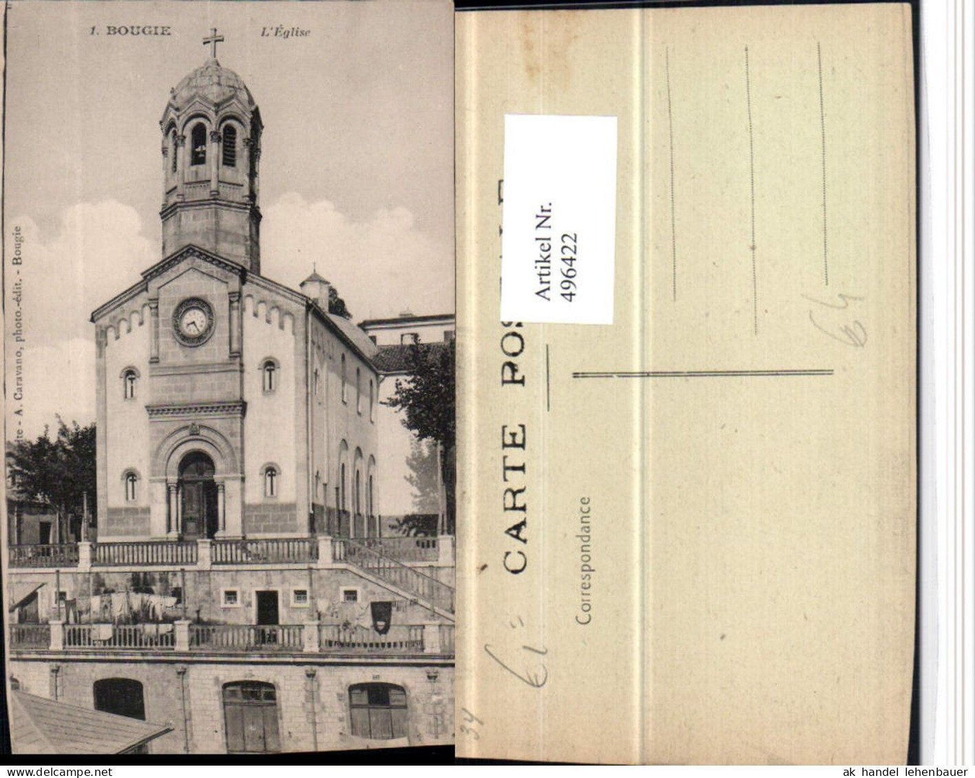 496422,Algeria Bougie Bejaia Eglise Kirche