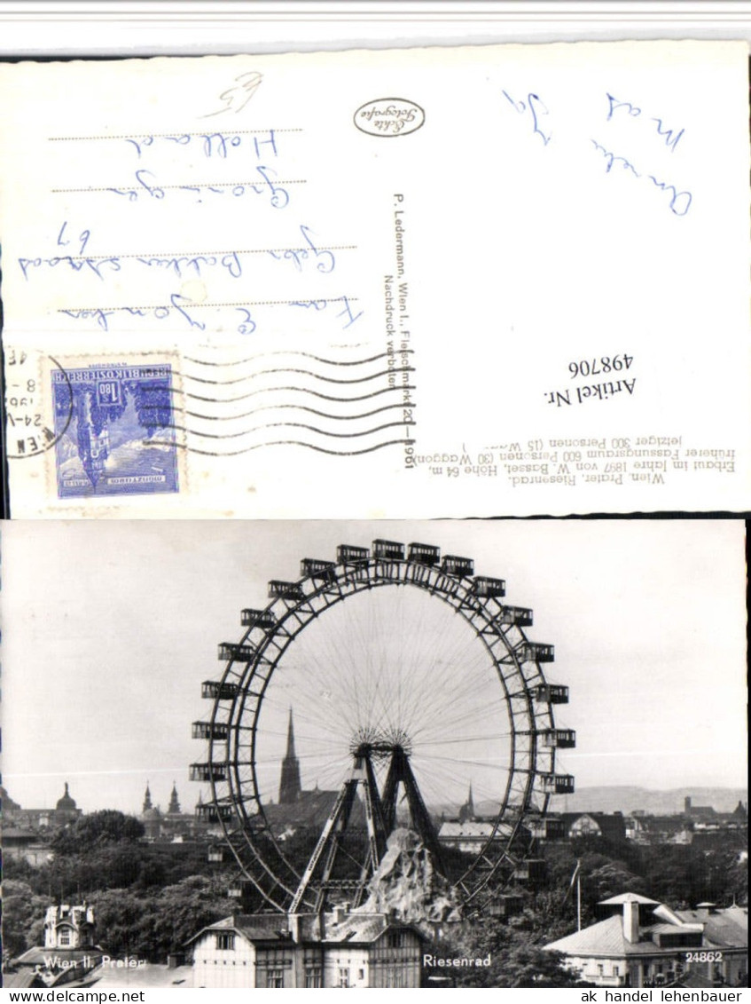 498706,Wien Leopoldstadt Prater Riesenrad