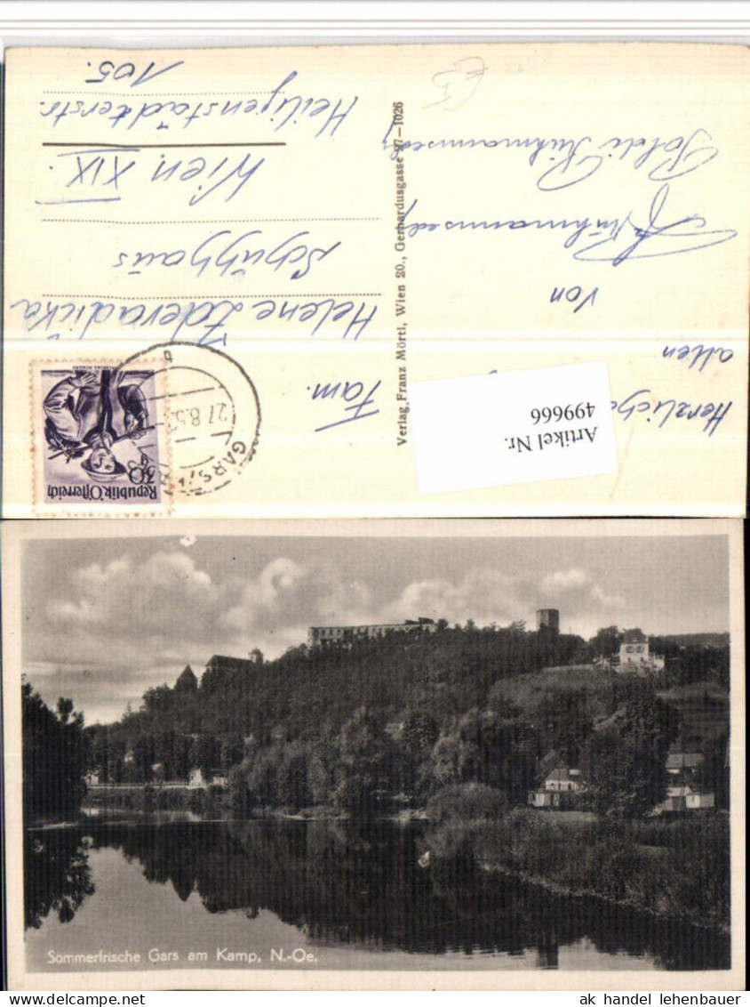 499666,Gars am Kamp Teilansicht Fluss