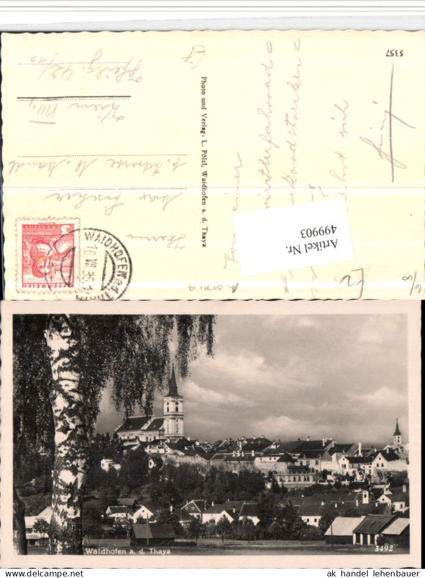 499903,Waidhofen an d. Thaya Totale Kirche