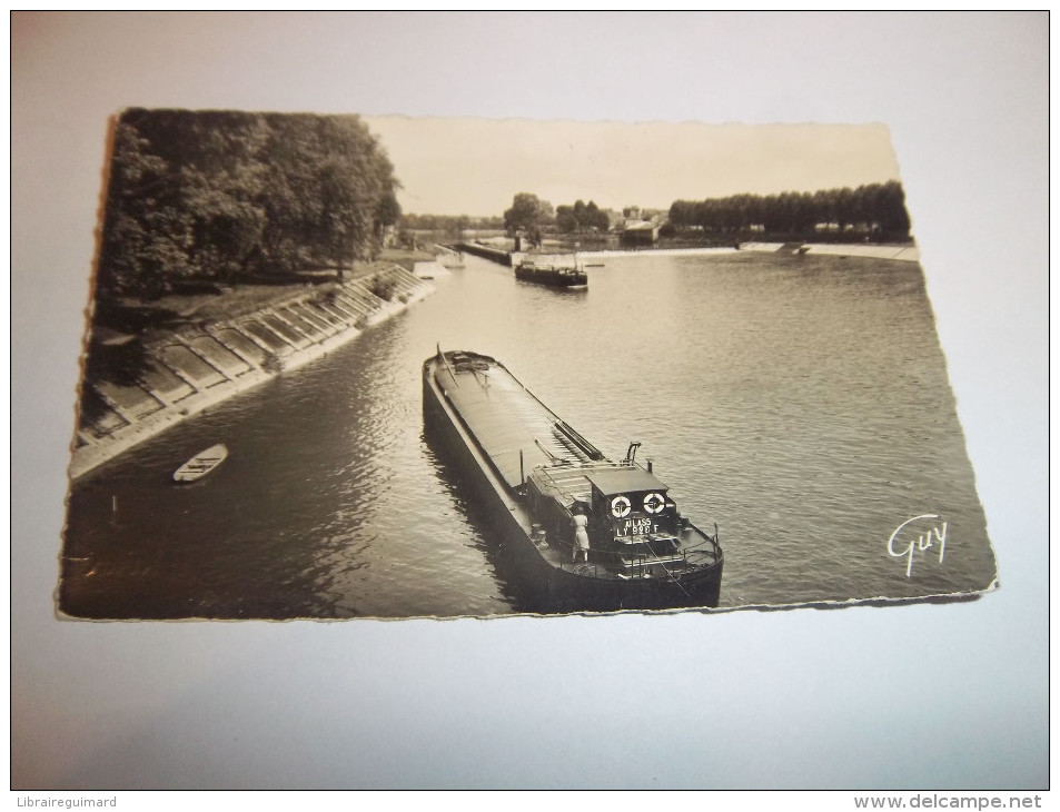 4abd - CPSM N°602 - SAINT MAURICE - CHARENTON LE PONT - la marne, vue du pont Charenton - [94] - Val de Marne -