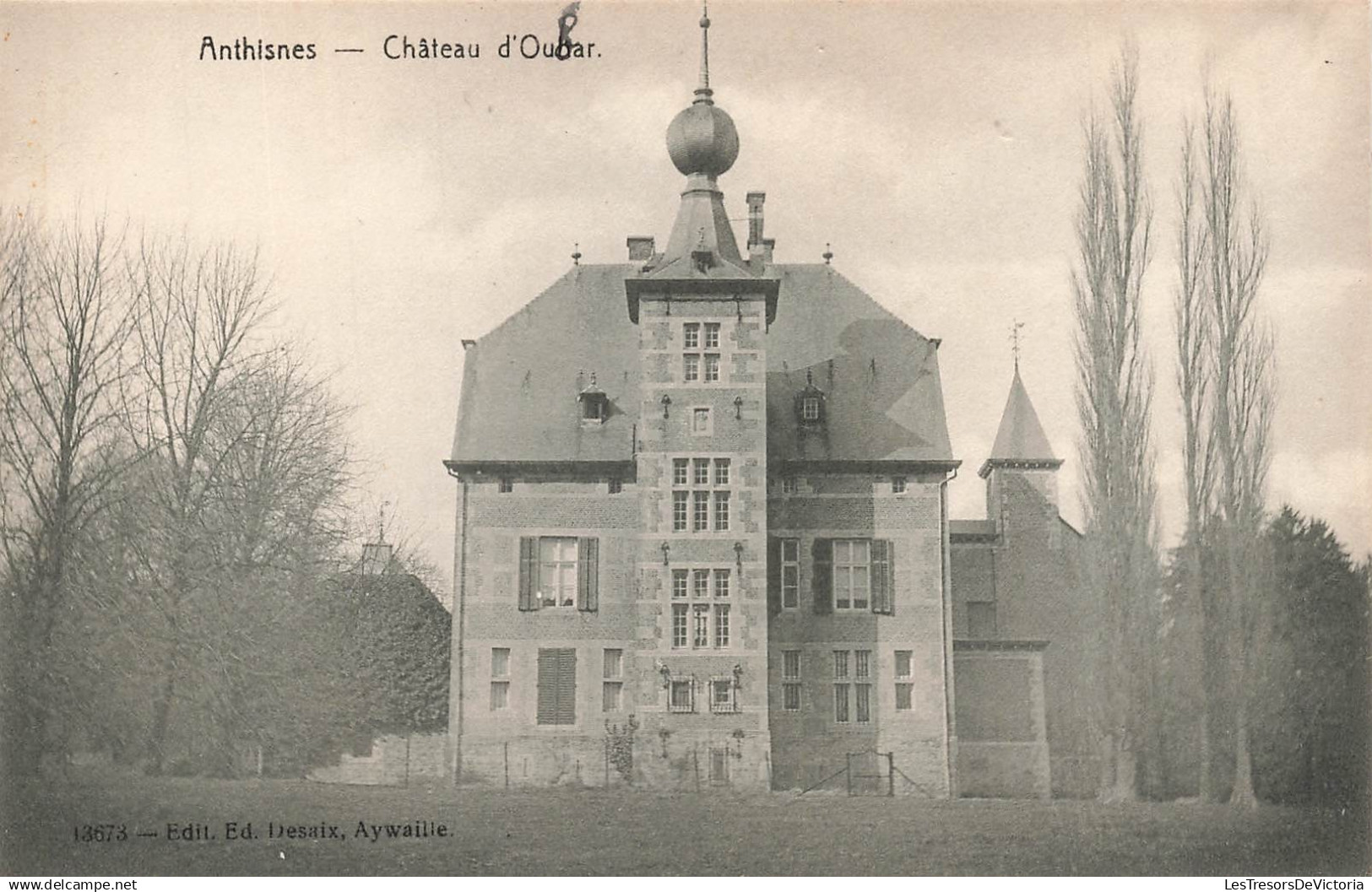 [-5%] BELGIQUE - Anthisnes - Château dOuhar - vue en façade - Carte postale Ancienne