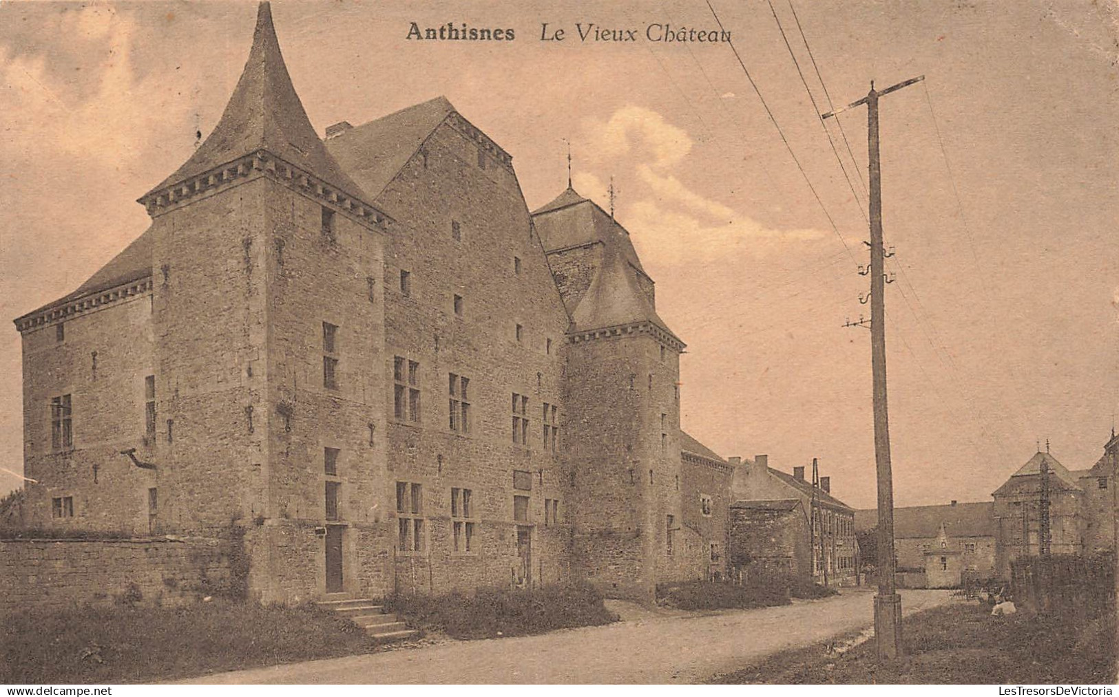 [-5%] BELGIQUE - Anthisnes - Le vieux château - Carte postale ancienne