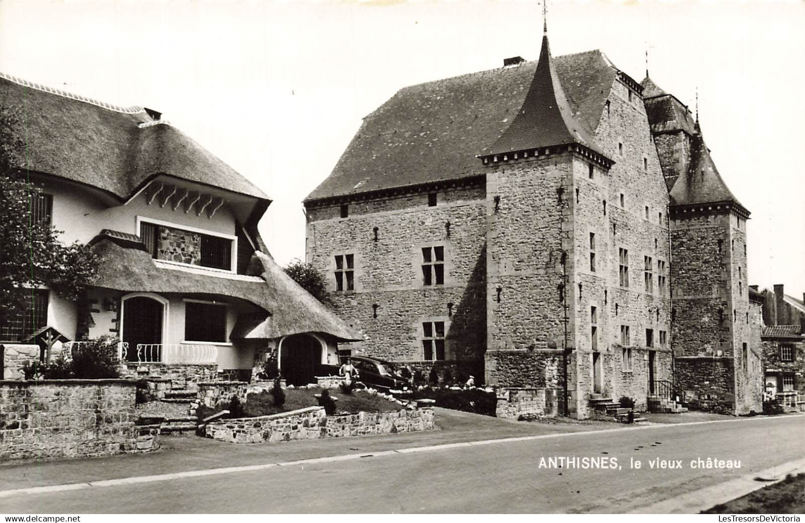 [-5%] BELGIQUE - Anthisnes - le vieux Château - vue panoramique - Carte postale Ancienne