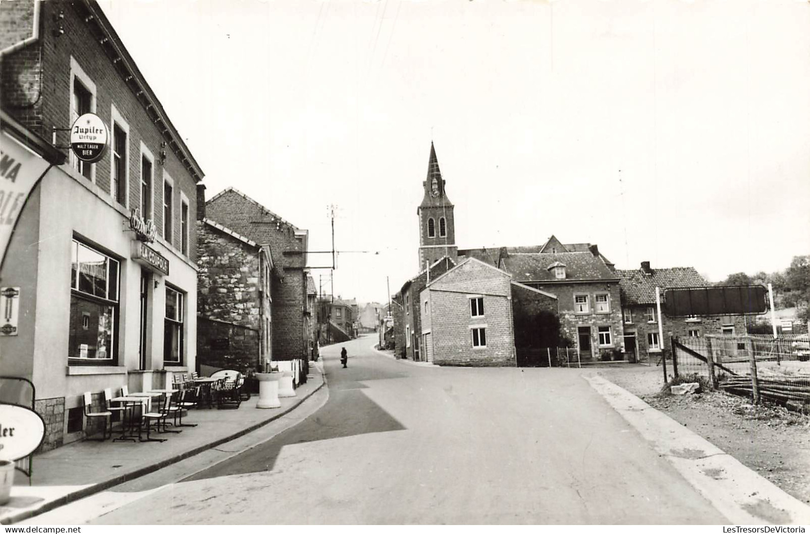 [-5%] BELGIQUE - Anthisnes - rue du centre - vue générale - animé - Carte postale Ancienne