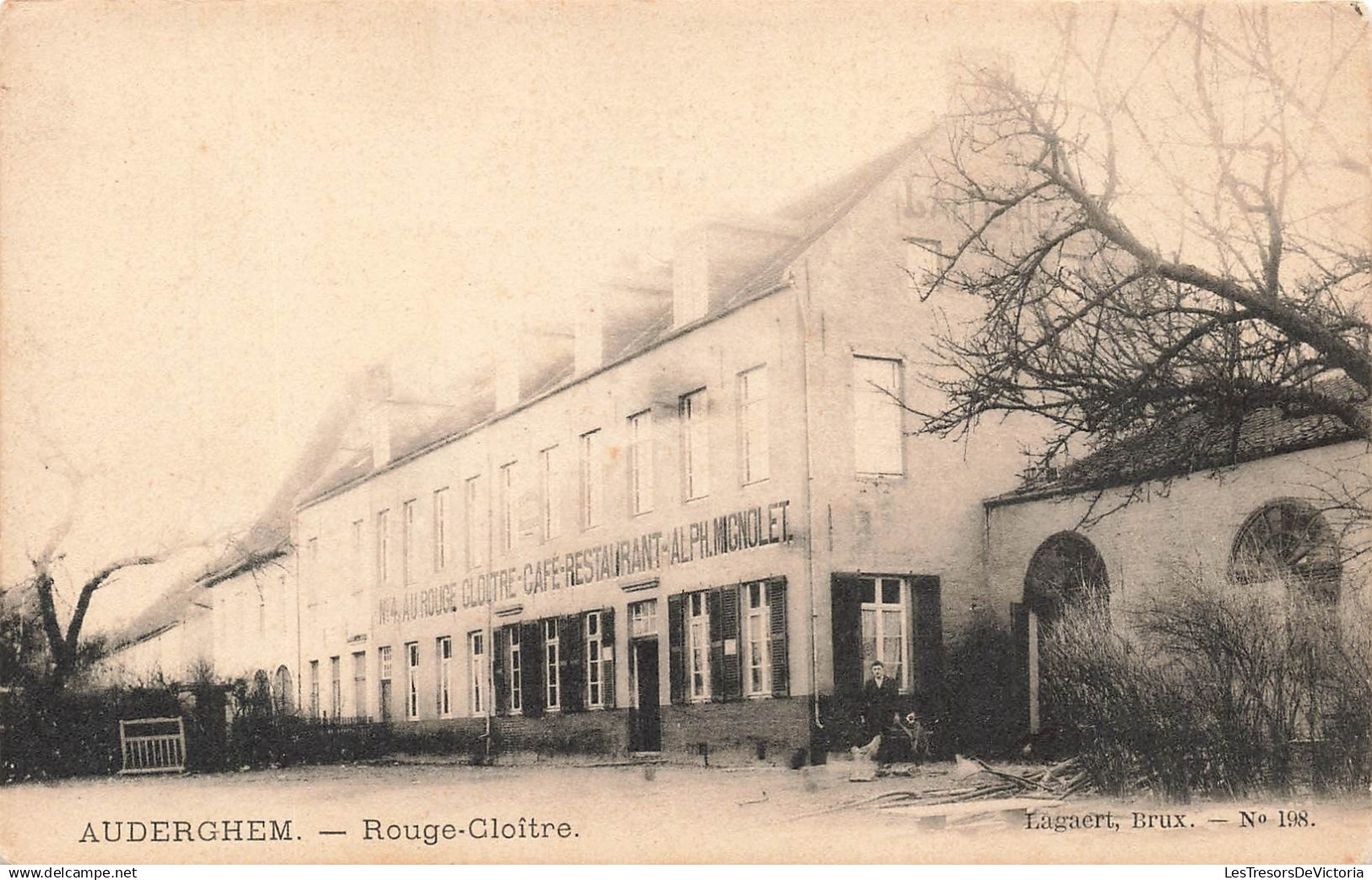 [-5%] BELGIQUE - Auderghem - Oudergem - Rouge-Gloître - Lagaert - Animé - Carte postale ancienne