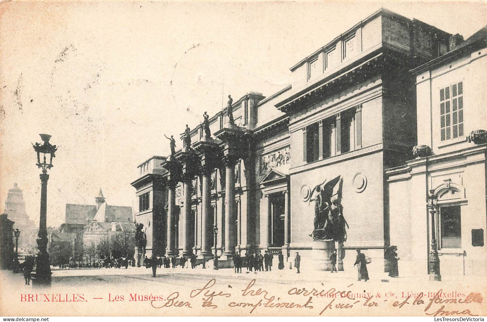 [-5%] BELGIQUE - Bruxelles - les Musées - Carte Postale Ancienne