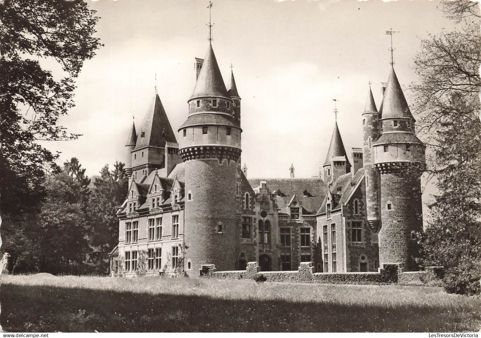 [-5%] BELGIQUE - Gesves - Faulx Les Tombes - Le Château - A. Smetz St-Servais - Vue générale - Carte postale ancienne