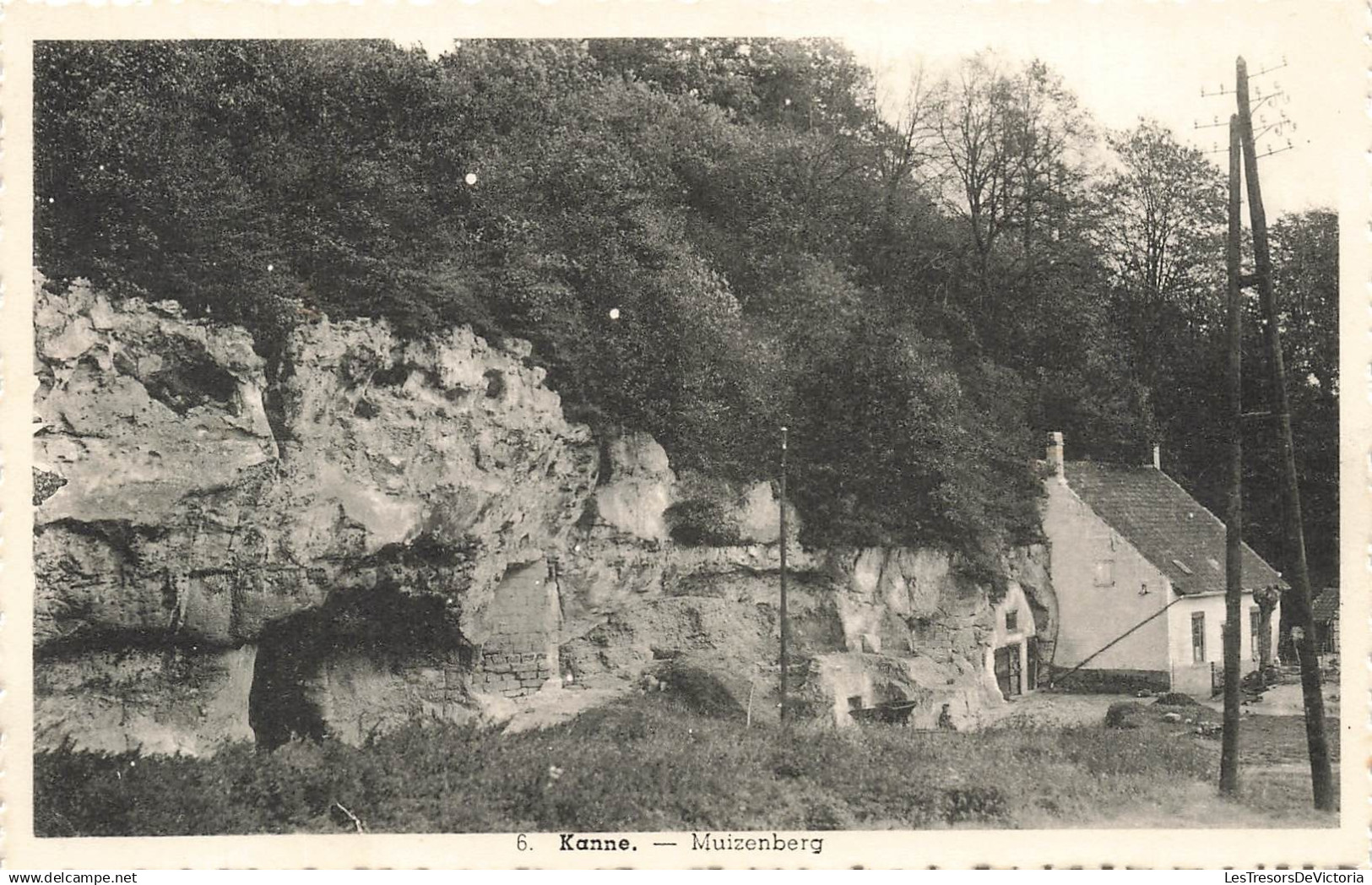 [-5%] BELGIQUE - Riemst - Kanne - Muizenberg - Centraal - Vue générale - Carte postale ancienne