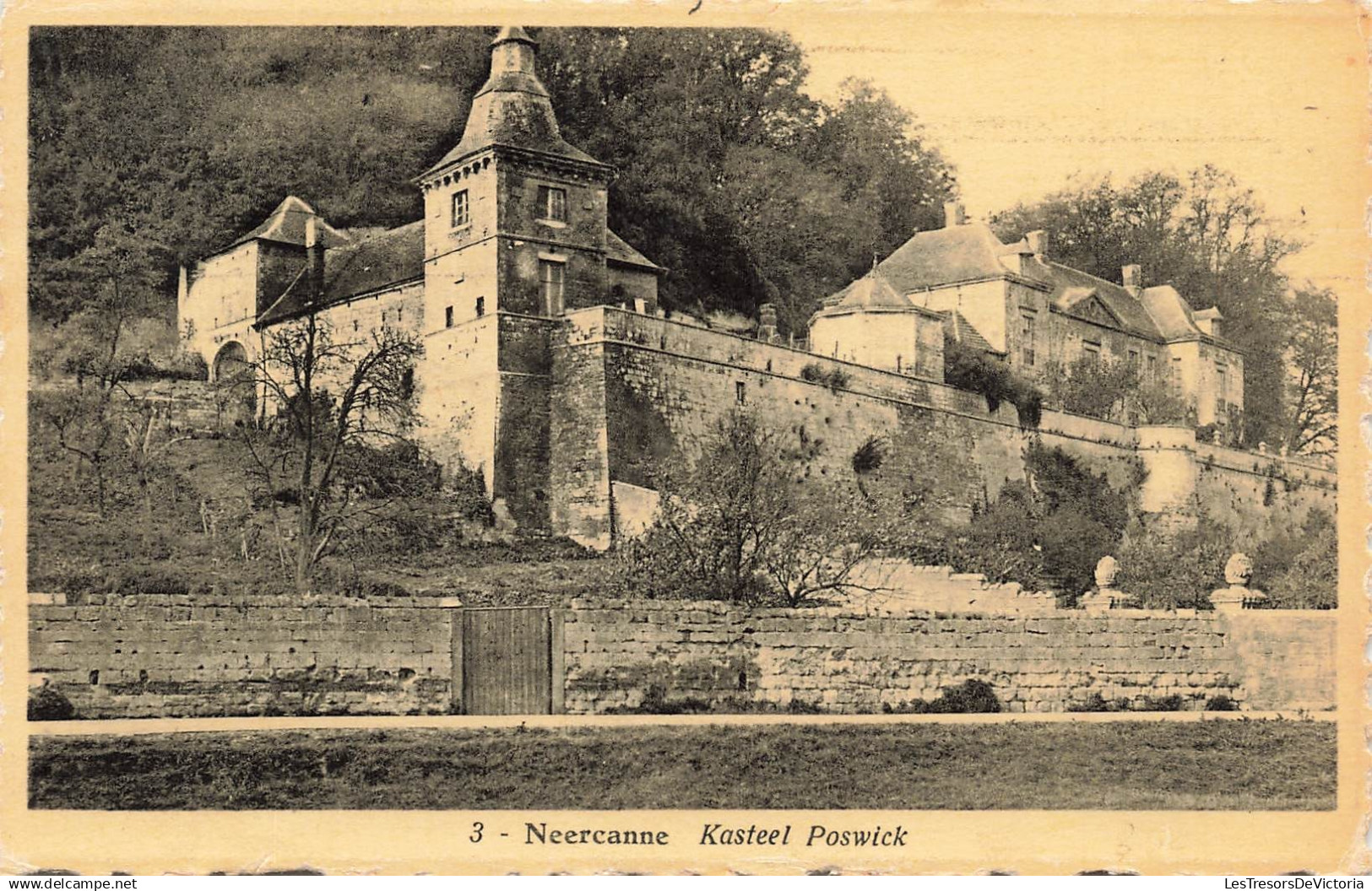 [-5%] BELGIQUE - Riemst - Neercanne - Kasteel Poswick - Foto Centraal - Lanaken - Carte postale ancienne
