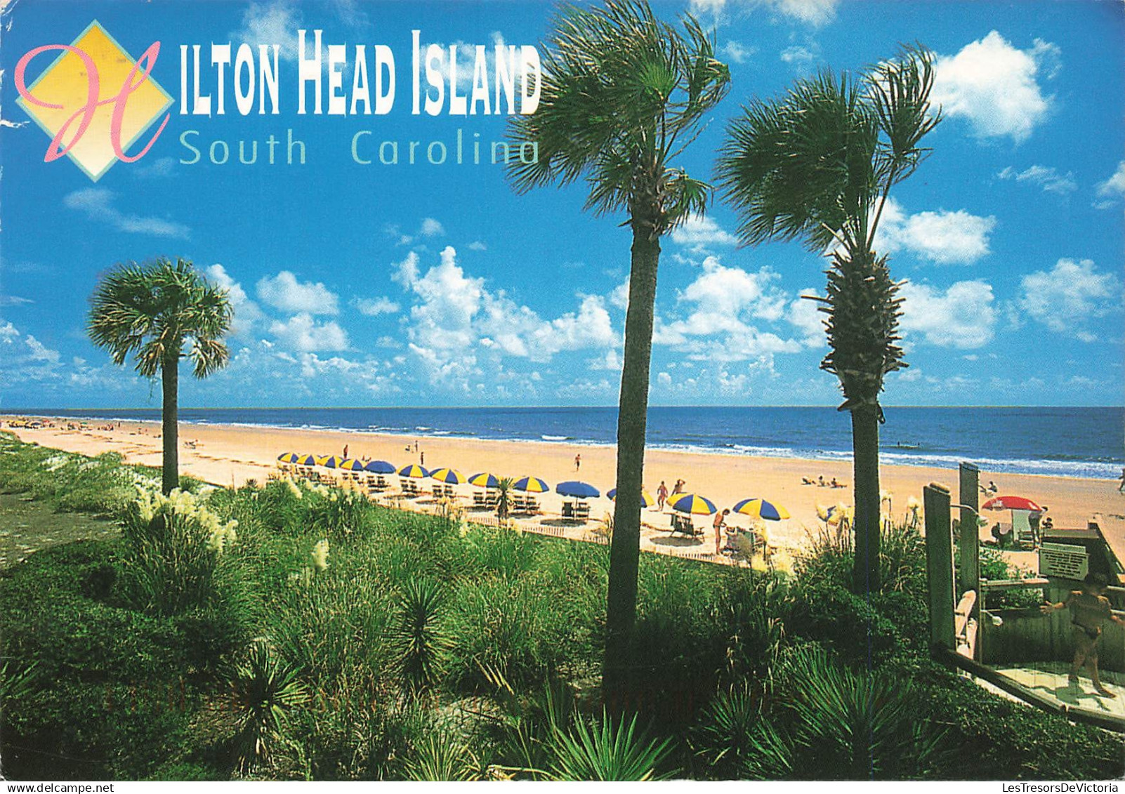 [-5%] ETATS UNIS - South Carolina - Hilton Head Island - The Island offer twelve miles of white sandy beaches - Carte po