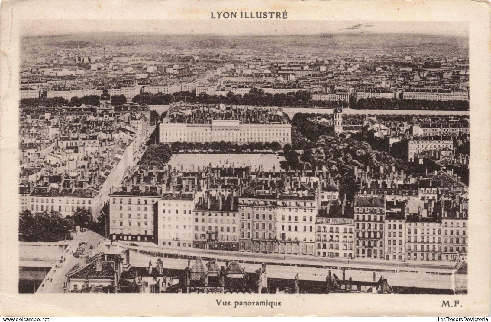 [-5%] FRANCE - Lyon - Vue Panoramique - Carte postale ancienne