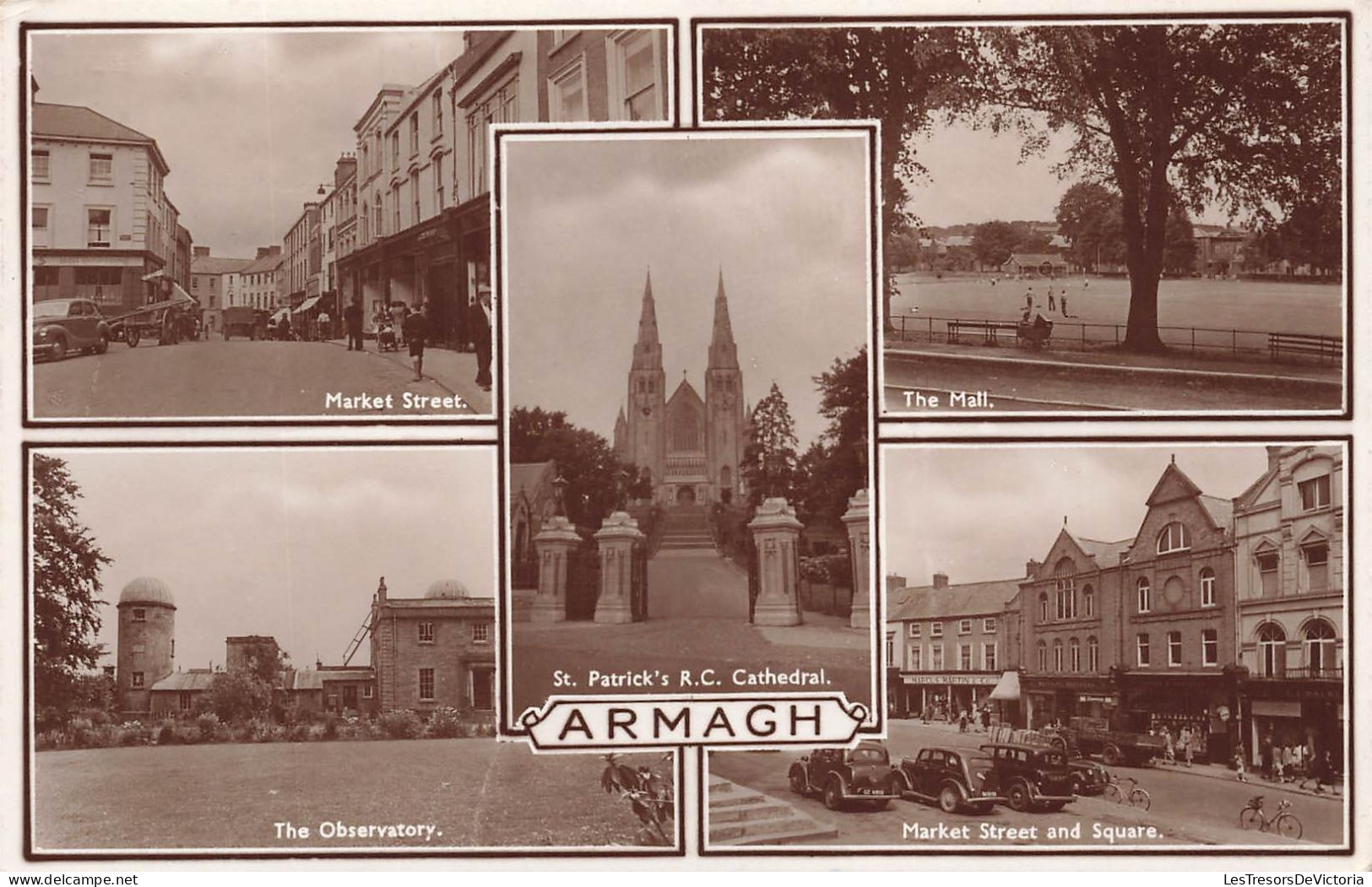 [-5%] ROYAUME UNI - Armagh - Market Street - St Patricks RC Cathedral - Carte Postale Ancienne