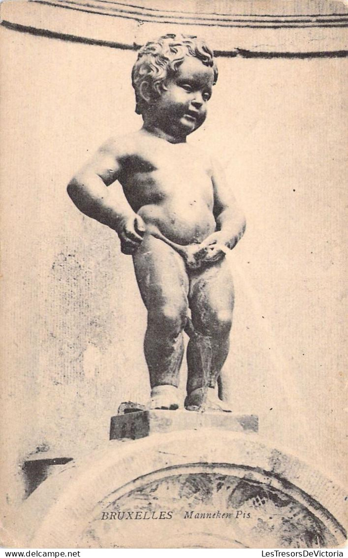 [-50%] BELGIQUE - Bruxelles - Manneken Pis - carte postale ancienne