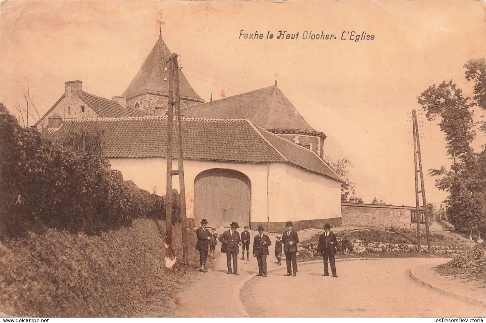 [-50%] Belgique - Fexhe le haut clocher - Léglise - Edition Henri Kaquet - Animé - Carte Postale Ancienne