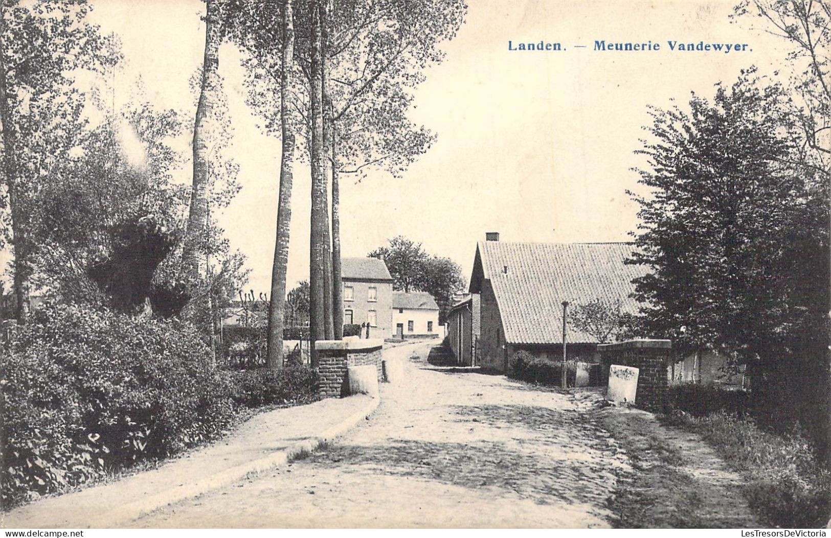 [-50%] BELGIQUE - Landen - Meunerie Vandewyer - Carte postale ancienne