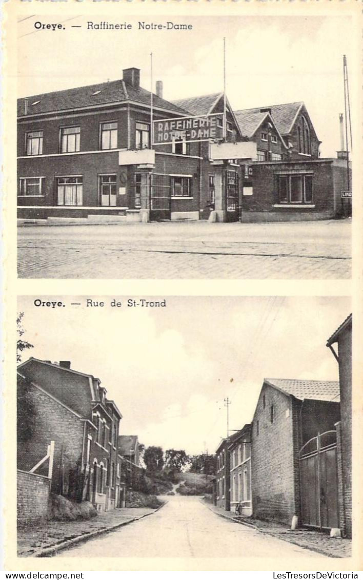 [-50%] BELGIQUE - OREYE - Rafinerie Notre Dame - Rue de St Trond - Carte Postale Ancienne