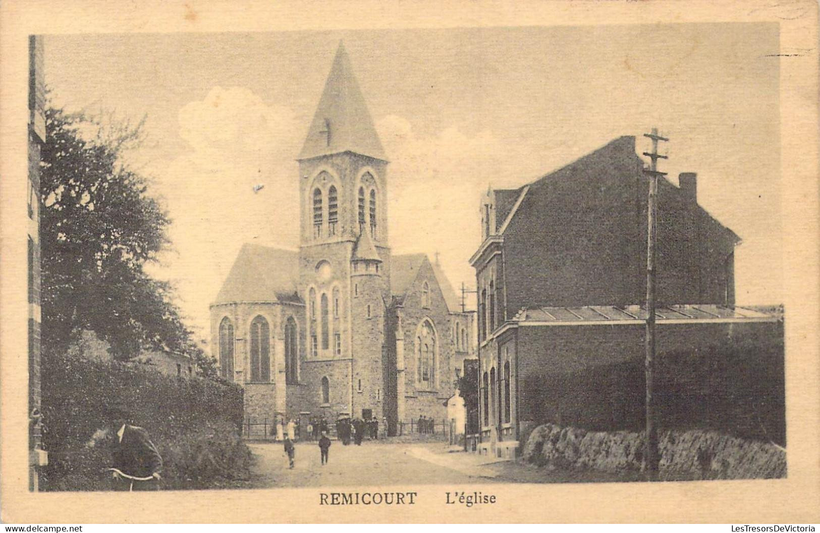 [-50%] BELGIQUE - Remicourt - Léglise - Carte postale ancienne