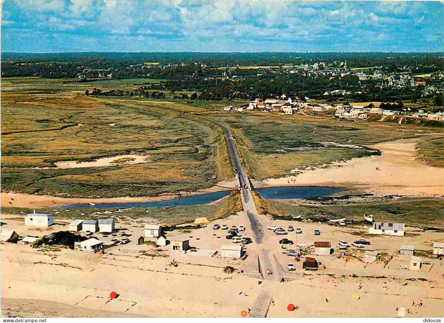 50 - Blainville sur Mer - La Plage et au loin le Bourg - CPM - Voir Scans Recto-Verso