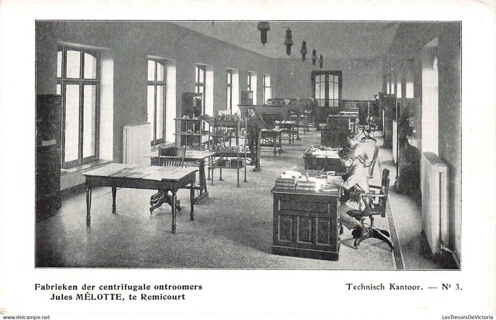 [-50%] CPA - Belgique - Remicourt - Fabrieken der Centrifugale Ontroomers Jules Mélotte - Technisch Kantoor - Animé