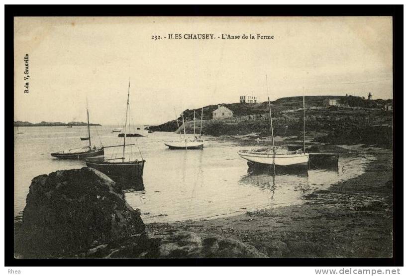 50 Les Iles Chausey Granville 232 ILES CHAUSEY - L'Anse Ferme anse de la ferme D50D K50218K C50218C RH009341