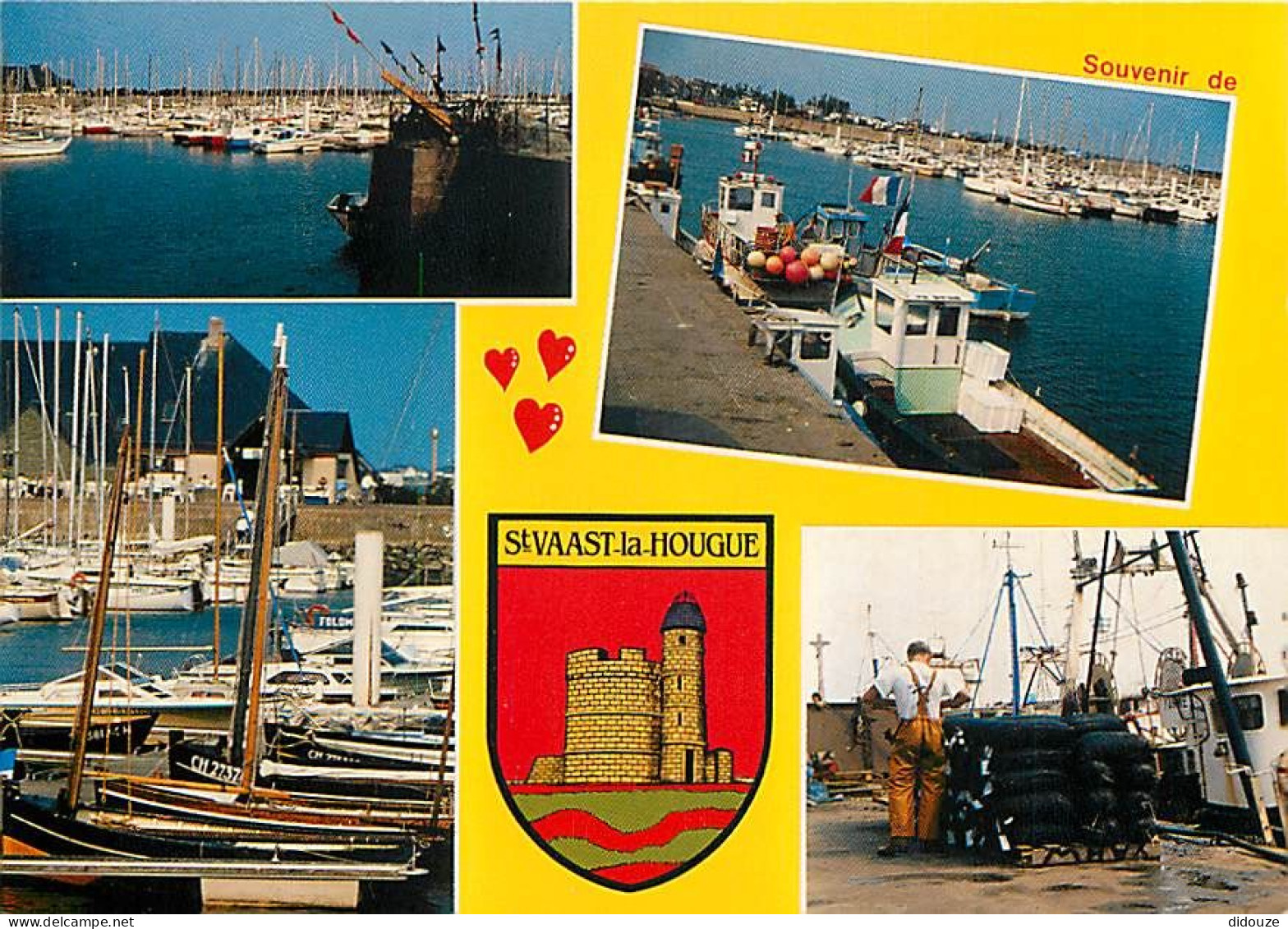 50 - Saint Vaast la Hougue - Multivues - CPM - Voir Scans Recto-Verso
