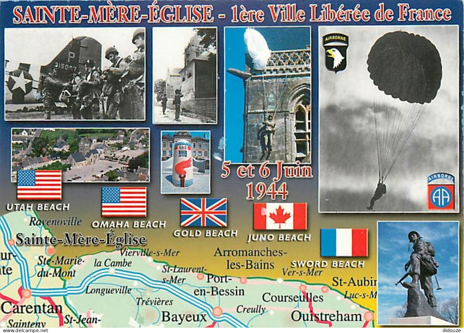 50 - Sainte Mère Eglise - Multivues - CPM - Voir Scans Recto-Verso