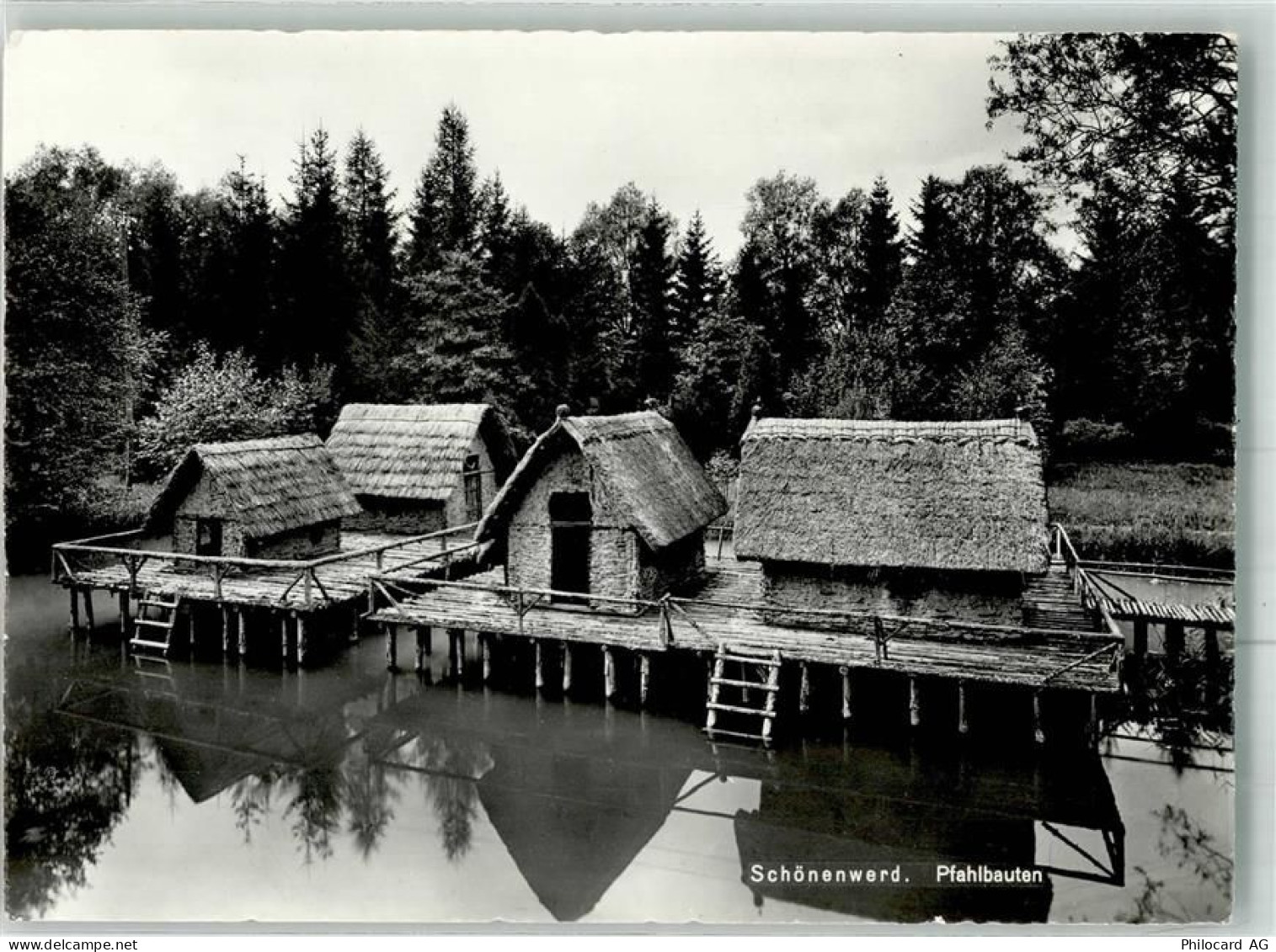 5012 Schönenwerd SO Foto AK Pfahlbauten - 38024046