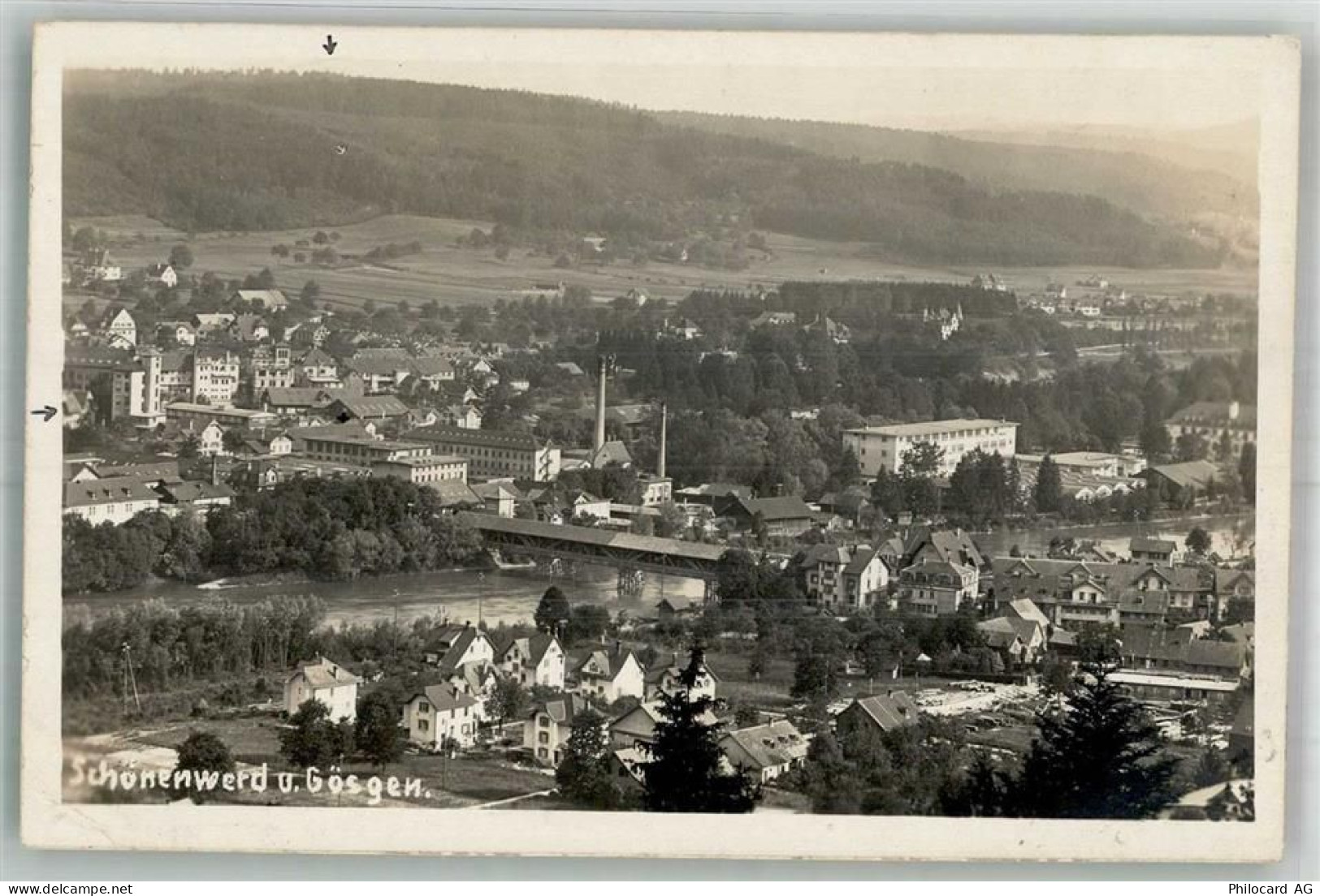 5013 Niedergösgen 1921 Foto AK Schönenwerd - 10749544