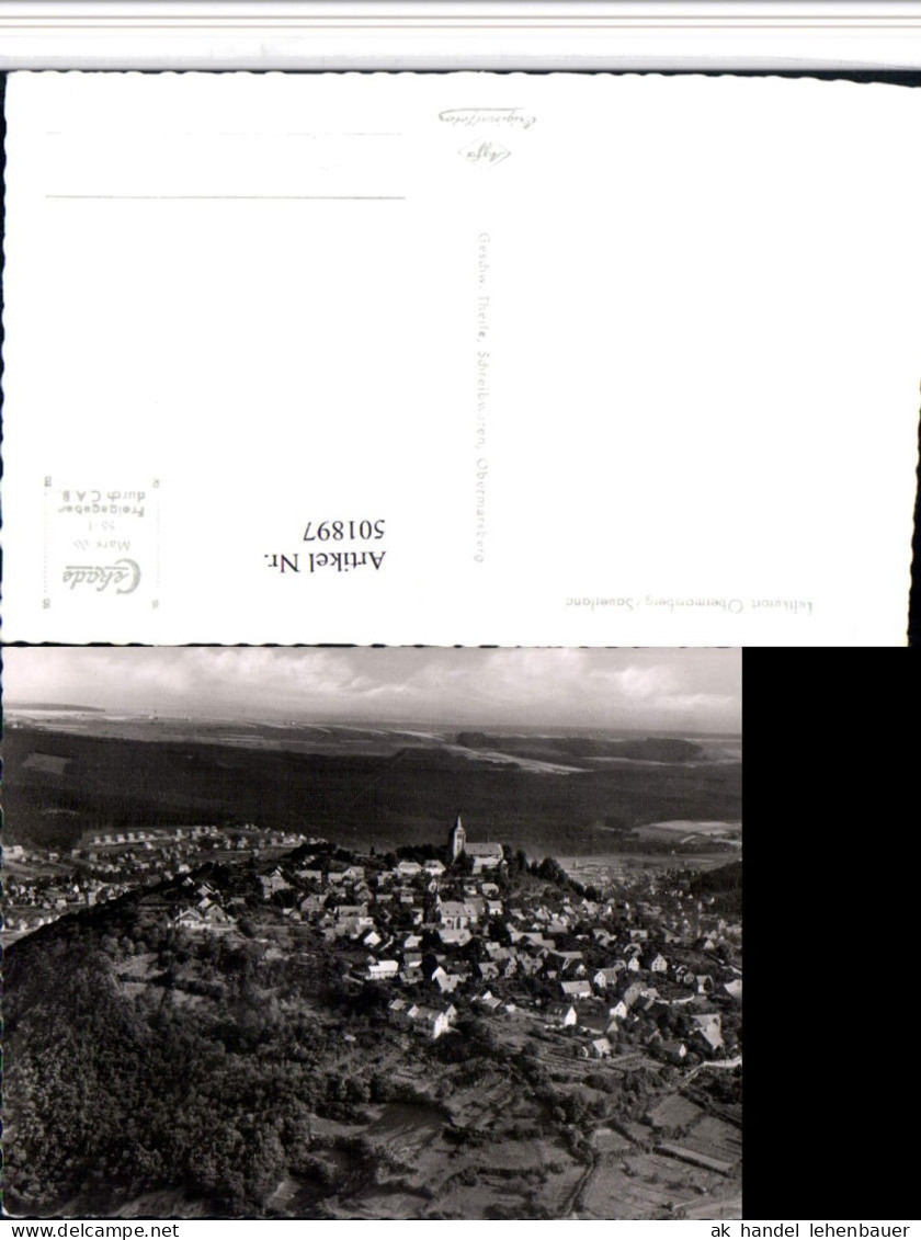 501897,Obermarsberg im Sauerland b. Marsberg Totale Fliegeraufnahme