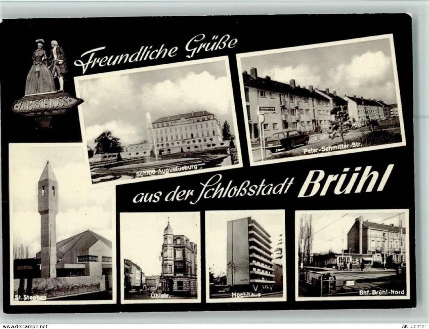 50321 W5040 Brühl , Rheinl - Wegweiser Zum Schloss Schloß Augustenburg P... - 10093372