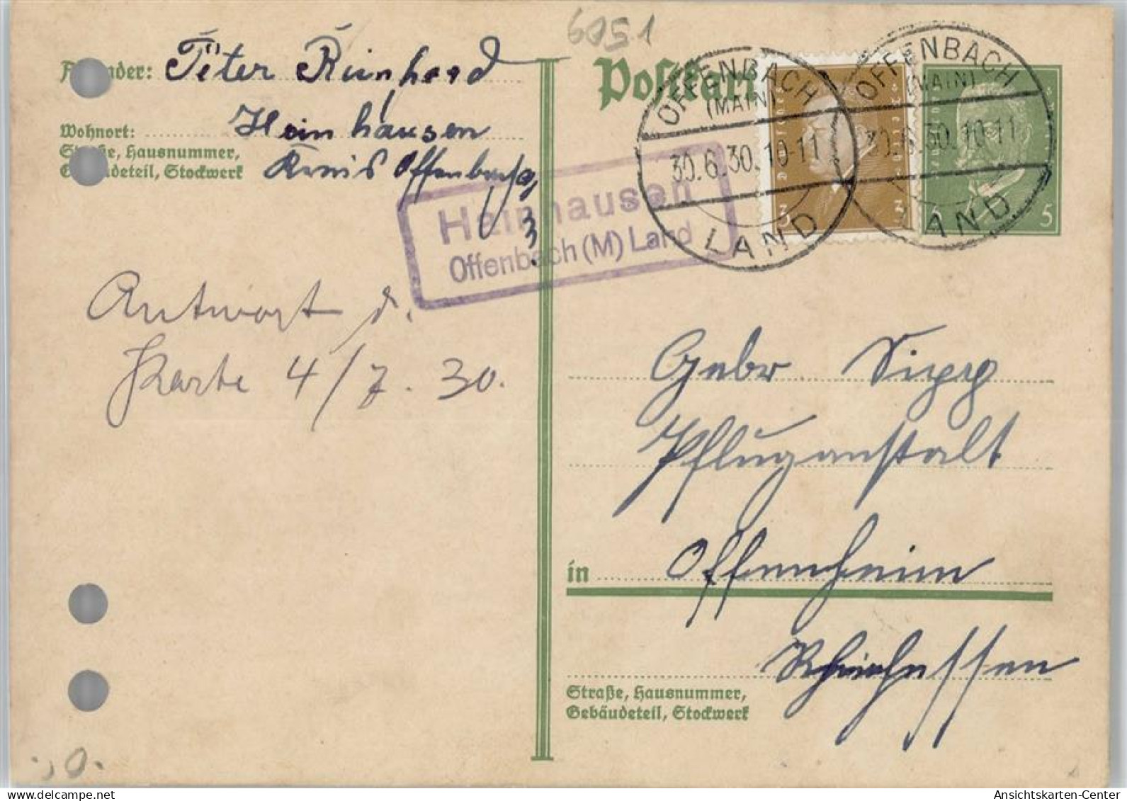 50550644 - Hainhausen , Kr Offenbach am Main