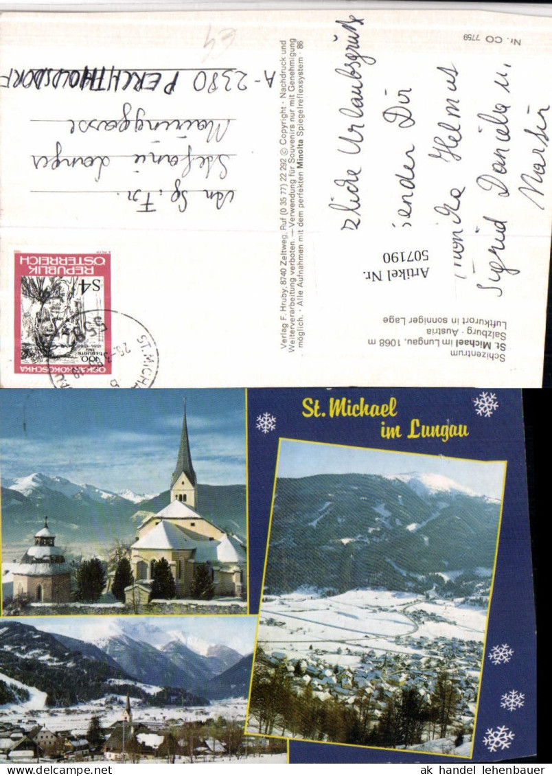 507190,St. Michael im Lungau Totale Kirche Mehrbildkarte