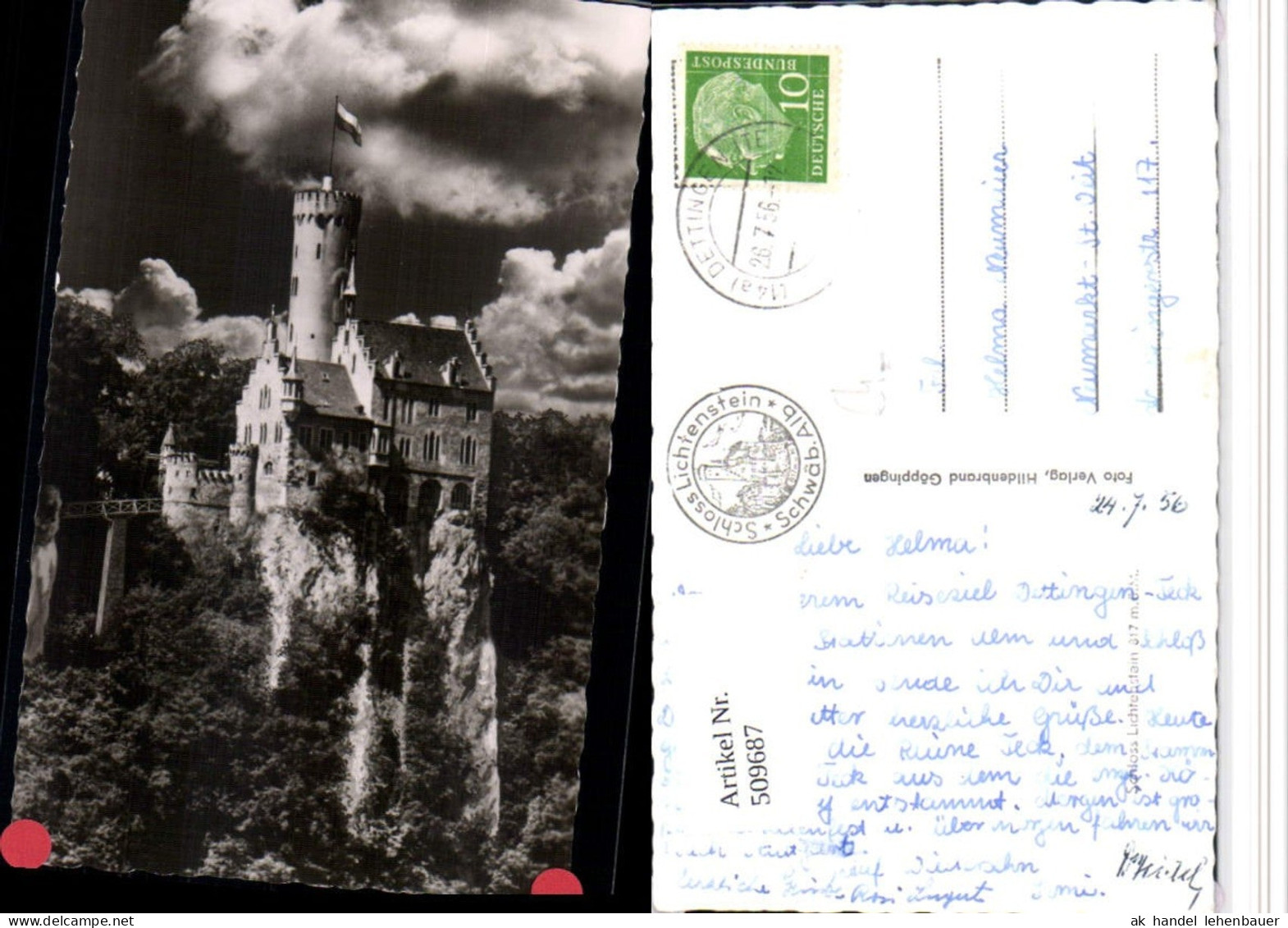509687,Schloss Lichtenstein b. Honau Lichtenstein