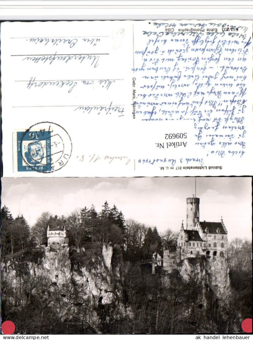 509692,Schloss Lichtenstein b. Honau Lichtenstein